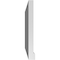 Ekena Millwork Vertical Surface Mount PVC Gable Vent w/ 2"W x 2"H , Brickmould Sill Frame, 24"W x 18"H GVPVE24X1803SN - alternate 3